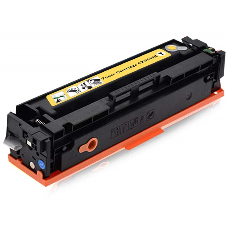 Compatible Canon 045H High Yield Yellow Toner 1243C001, (2,200 Page Yield)
