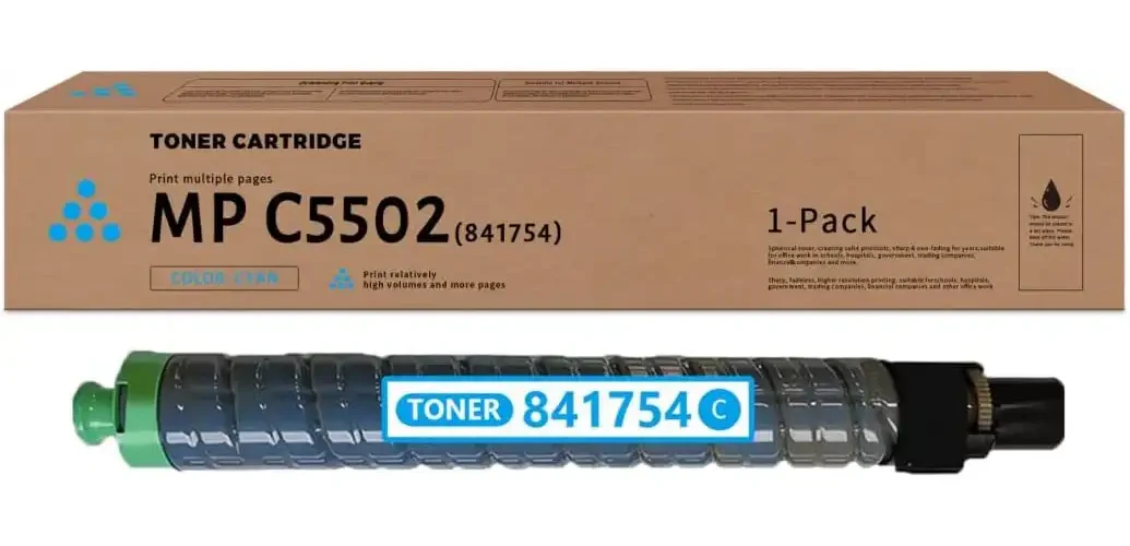 Compatible Cyan Toner Cartridge for Ricoh 841682 (841754)