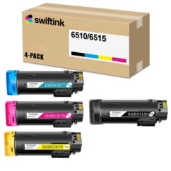 Compatible Xerox Phaser 6510 and WorkCentre 6515 (Bk, C, M, Y) Set of 4 Toners
