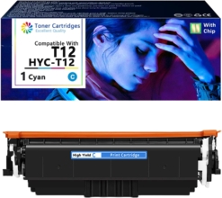 Compatible Canon T12 Cyan Toner Cartridge - 5097C005AA