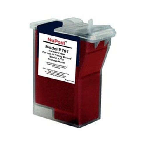 Compatible Replacement for Pitney Bowes 797-0 Fluorescent Red Ink Cartridge for the MailStation K700