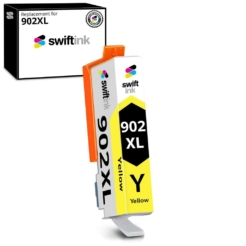Compatible Replacement High Yield Yellow Ink Cartridge for T6M10AN / HP 902XL