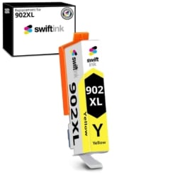 Compatible Replacement High Yield Yellow Ink Cartridge for T6M10AN / HP 902XL