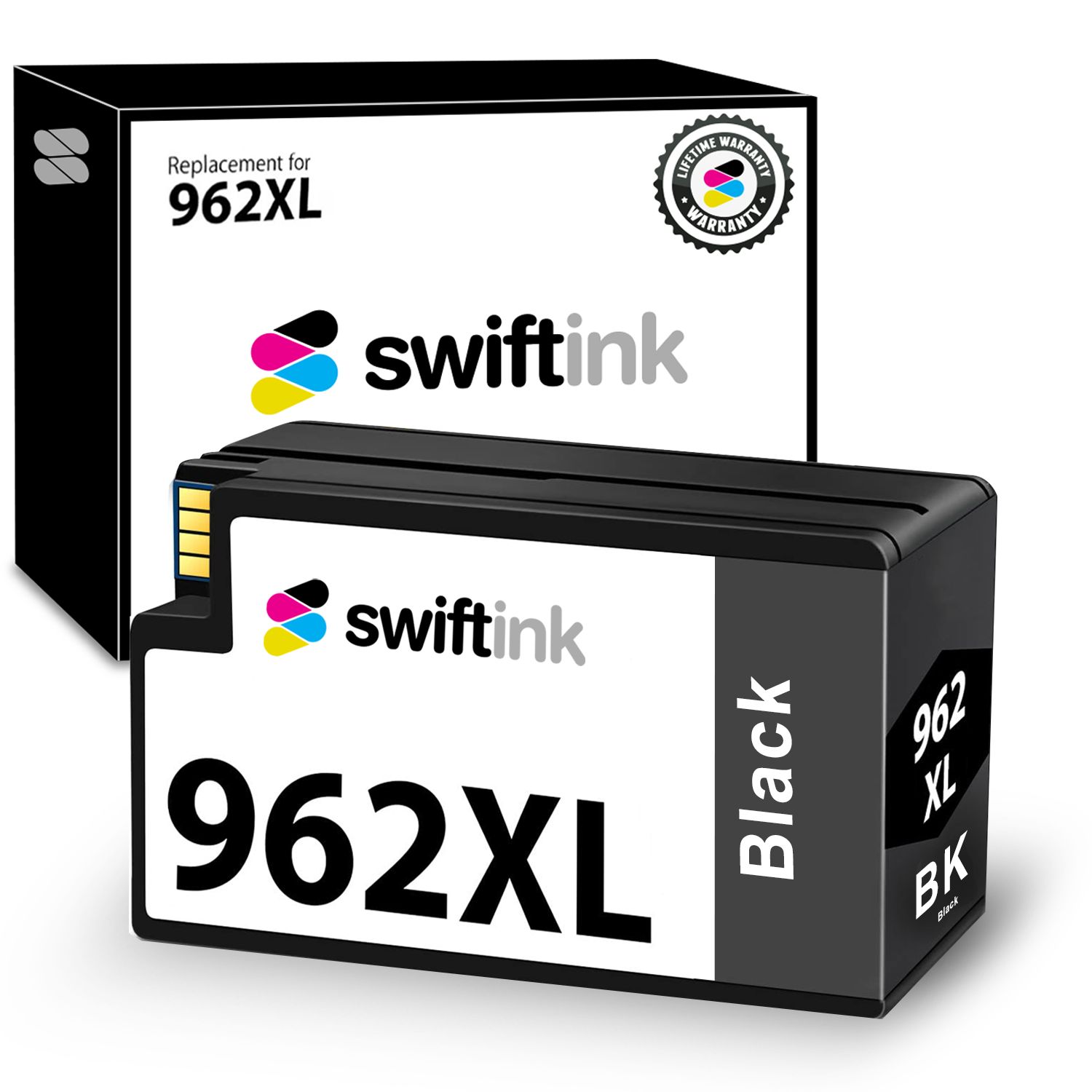 Compatible Replacement High Yield Black Ink Cartridge for 3JA03AN / HP 962XL