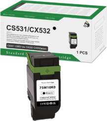 Remanufactured Lexmark 75M10K0 Black Toner Cartridge