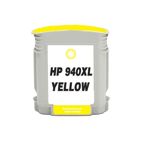 Remanufactured Hewlett Packard C4909AN (HP 940XL Yellow) High Yield Ink Cartridge