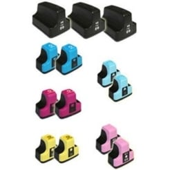 Remanufactured HP 02 Ink Bulk Set of 13
