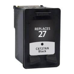 Remanufactured Replacement Black Ink Cartridge for C8727AN / HP 27