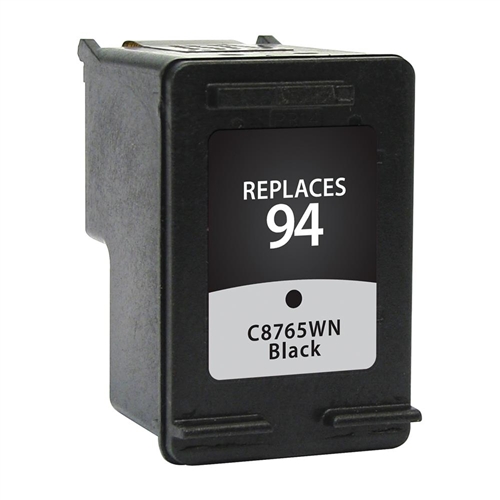 Remanufactured Replacement Black Ink Cartridge for C8765WN / HP 94