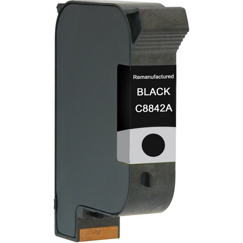 Remanufactured Versatile Black Ink Cartridge for HP C8842A