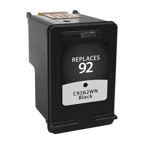 Remanufactured Replacement Black Ink Cartridge for C9362WN / HP 92