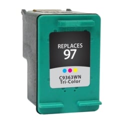 Remanufactured Replacement Tri-Color Ink Cartridge for C9363WN / HP 97