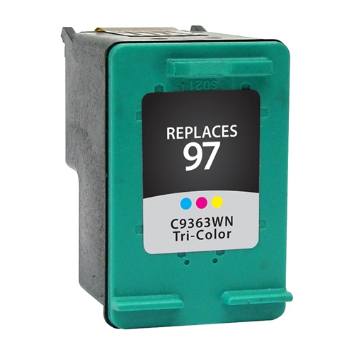 Remanufactured Replacement Tri-Color Ink Cartridge for C9363WN / HP 97