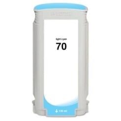 Remanufactured HP C9390A (HP 70) Light Cyan Ink Cartridge