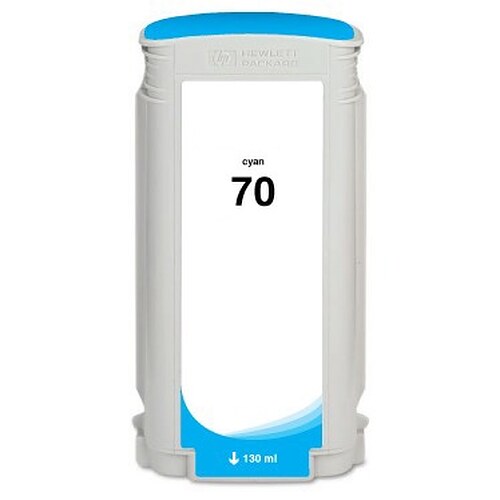 Remanufactured HP C9452A (HP 70) Cyan Ink Cartridge