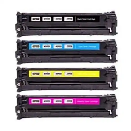 Compatible HP 131A Toner Cartridge Set (Black, Cyan, Magenta, Yellow) - HP CF210 Toner Series