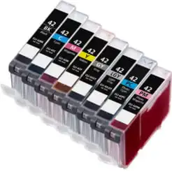 Compatible Canon CLI-42 8 Ink Cartridge Set for the PIXMA PRO-100