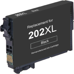 Remanufactured Epson 202XL High Yield Black Ink Cartridge