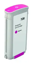 Remanufactured Hewlett Packard (HP) F9J66A (HP 728 Magenta) Ink Cartridge