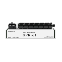 Compatible Canon GPR-61 Black High Yield Toner Cartridge 3763C003AA, 71K Pages