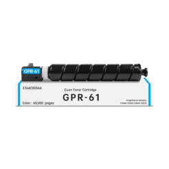Compatible Canon GPR-61 Cyan High Yield Toner Cartridge 3764C003AA, 60K Pages