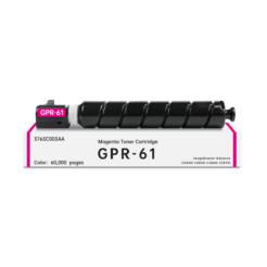 Compatible Canon GPR-61 Magenta High Yield Toner Cartridge 3765C003AA, 60K Pages