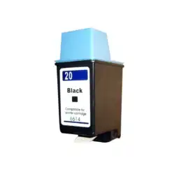 Compatible HP 20 (C6614DN) InkJet Cartridge, Black 600 Yield