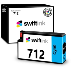 Remanufactured HP 712 29ml Cyan DesignJet Ink Cartridge, 3ED67A