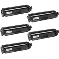Compatible HP CF230X (HP 30X) Black Toners – Set of 5