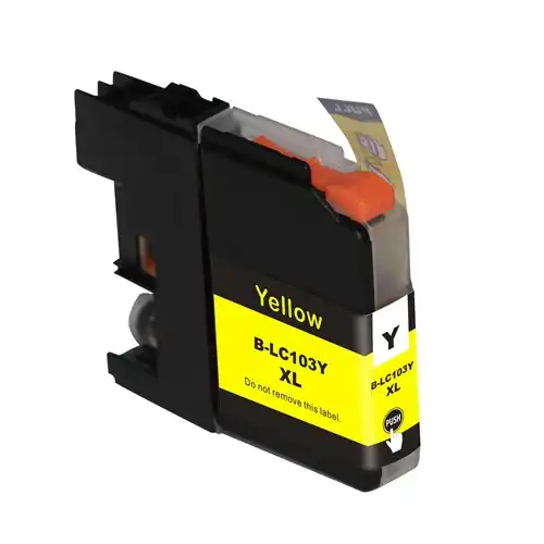 Compatible Brother LC103Y High-Yield Yellow Ink Cartridge