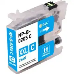 Compatible Brother LC205C Super High-Yield Cyan Ink Cartridge
