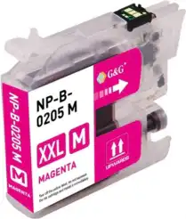 Compatible Brother LC205M Super High-Yield Magenta Ink Cartridge