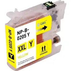 Compatible Brother LC205Y Super High-Yield Yellow Ink Cartridge