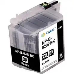 Compatible Brother LC209BK Super High-Yield Black Ink Cartridge