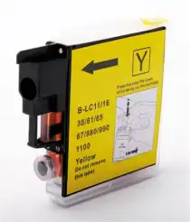 Compatible Brother LC61Y Yellow Ink Cartridge