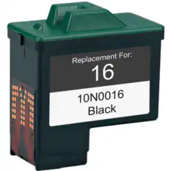 Compatible Lexmark #16 (10N0016) High Yield Black Ink Cartridge