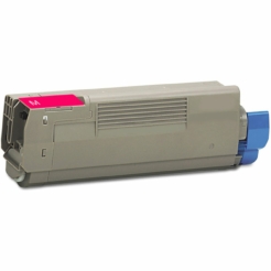 Compatible Okidata 46507502 Magenta Toner Cartridge for C612dn & C612n Printers (6000 Page Yield)