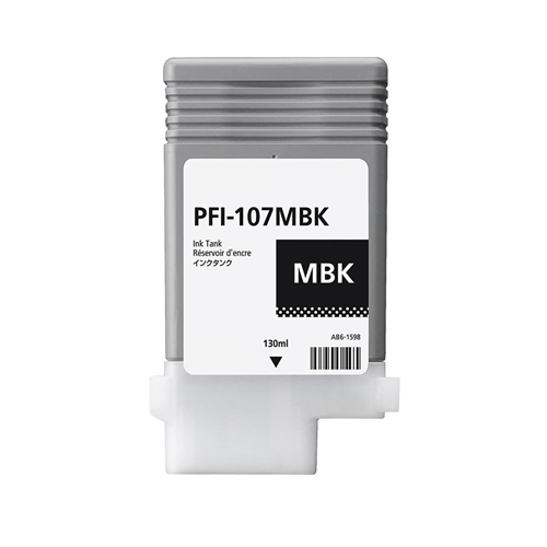 Compatible Canon 6704B001 (PFI-107MBK) Matte Black Ink Cartridge