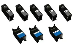 Compatible Replacement for Dell Series 24 High Yield Black & Color 8-Set Ink Cartridges for the P713/V715 Printers
