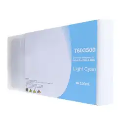 Compatible 220ml Light Cyan Ink Cartridge for Epson T603500 (T563500)