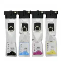 Compatible Set of 4 Ink Cartridges for Epson 902XL: 1 Each of Black, Cyan, Magenta, Yellow