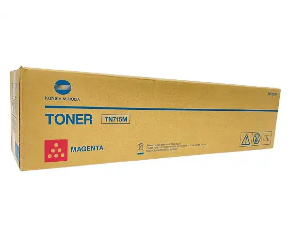 Genuine OEM Konica Minolta TN715M Magenta Toner for bizhub C750i (ACP8330)