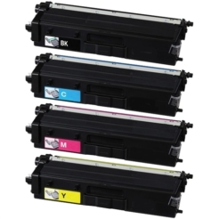 Compatible Set of 4 Brother TN439 Toners: Ultra High Yield Black / Cyan / Magenta / Yellow
