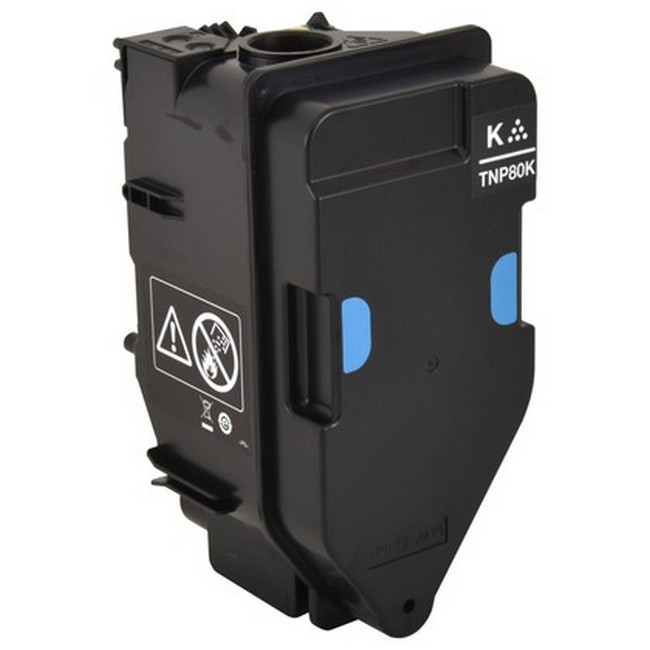 Compatible Konica Minolta TNP79K TNP80K TNP81K (AAJW130) Black Toner Cartridge - 13K Page Yield