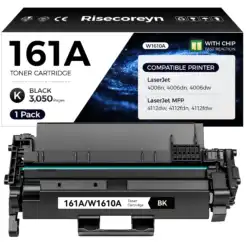 Compatible HP W1610A (161A) Black Toner Cartridge (3,000 Page Yield)