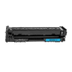 Compatible HP 218X High Yield Cyan Toner Cartridge W2181X - 2,500 Pages