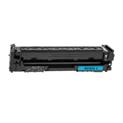 Compatible HP 218X High Yield Cyan Toner Cartridge W2181X - 2,500 Pages