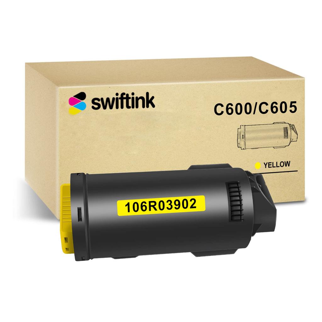 Compatible Xerox VersaLink C600, C605 Yellow High-Yield Toner Cartridge (106R03902)