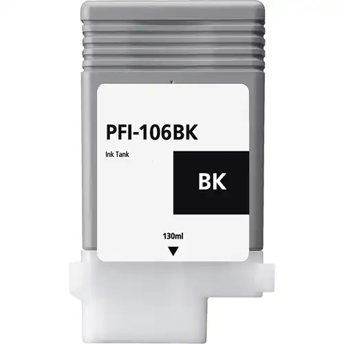 Compatible Canon (PFI-106BK) Black Ink Cartridge