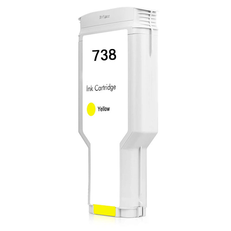 Remanufactured HP 738 Yellow DesignJet Ink Cartridge (300 ml)